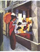 August Macke Hat Store oil painting reproduction